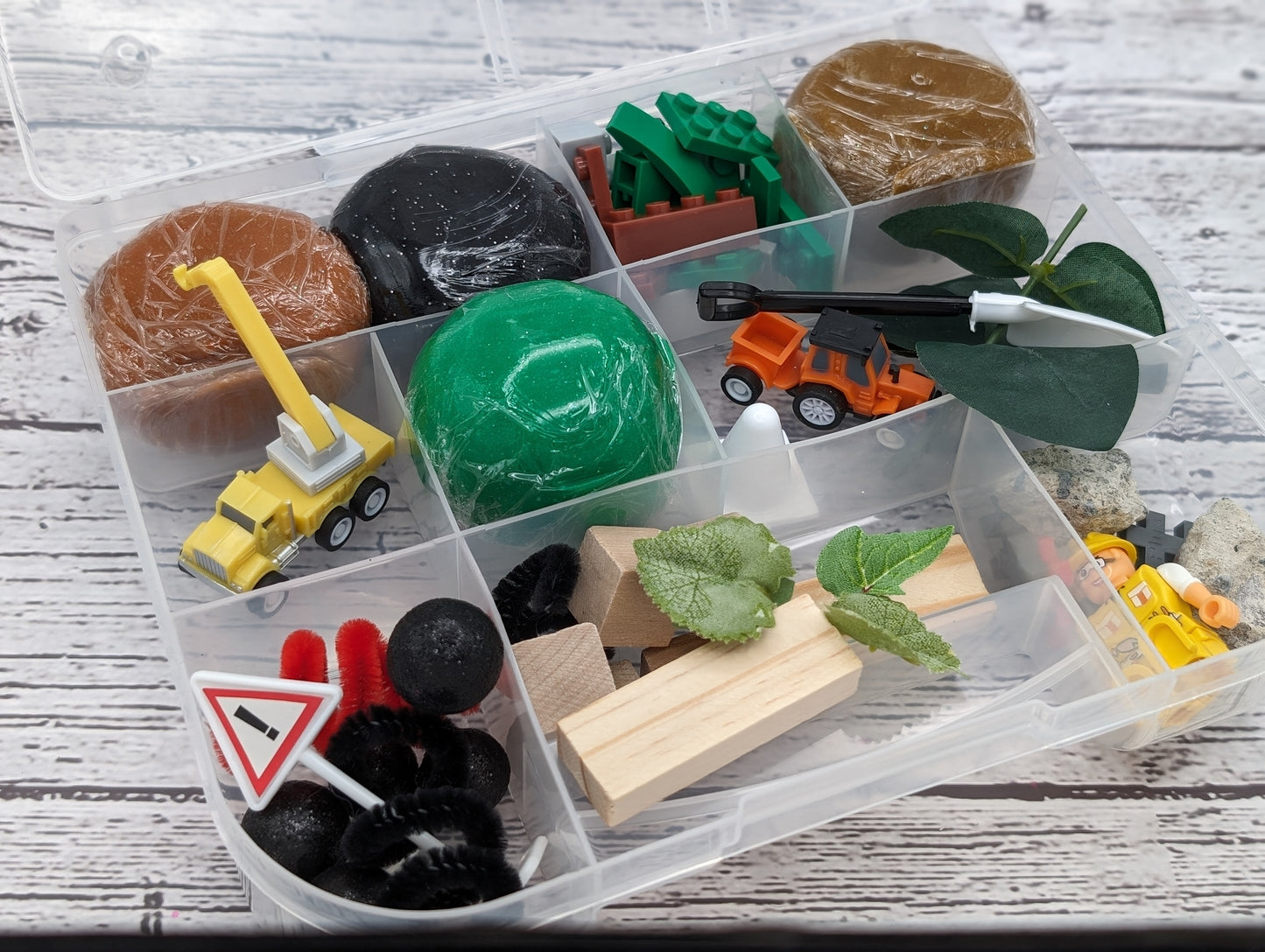 Construction Play Dough Kit