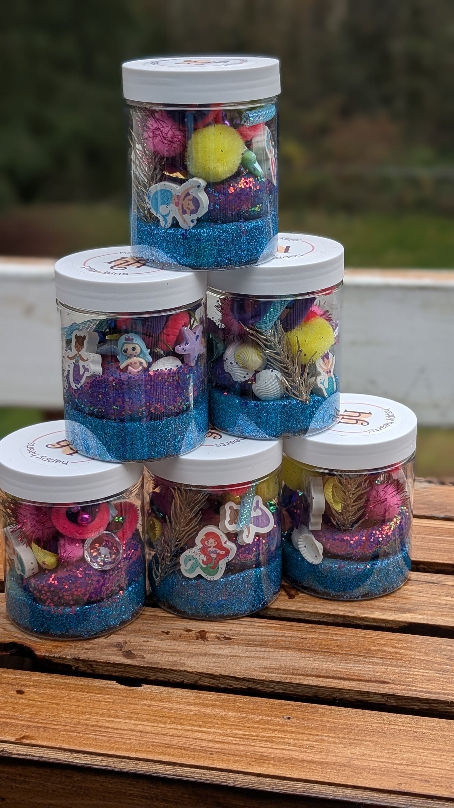 Mermaid Play Dough Jar