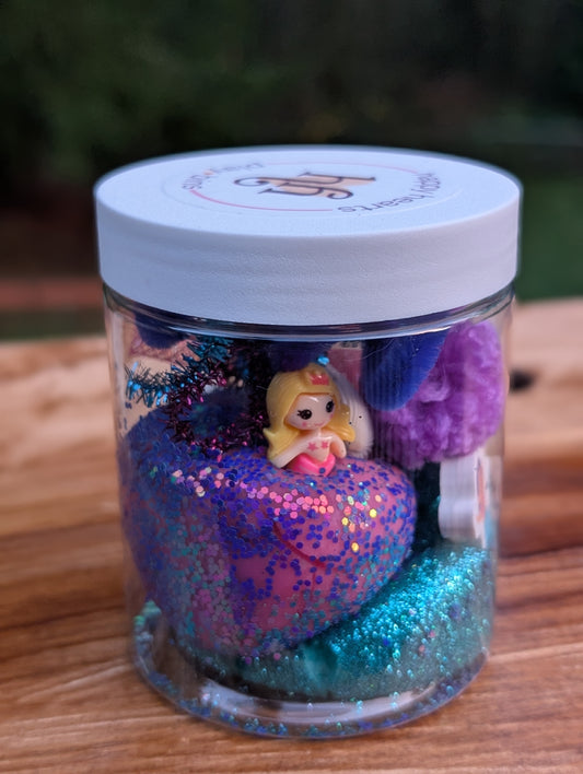 Mermaid Play Dough Jar