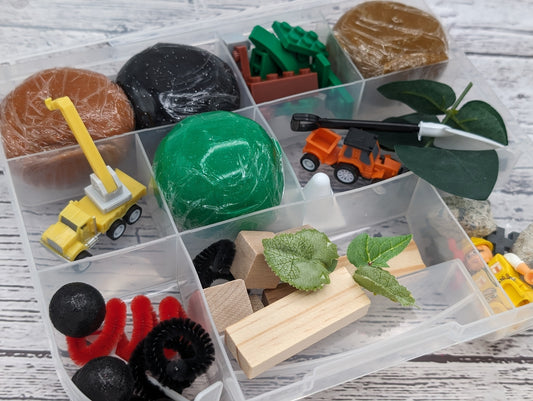Construction Play Dough Kit