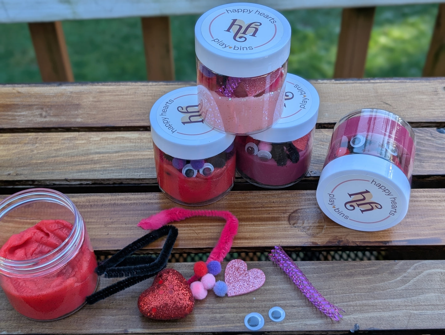 Love Bug Mini Play Dough Jar