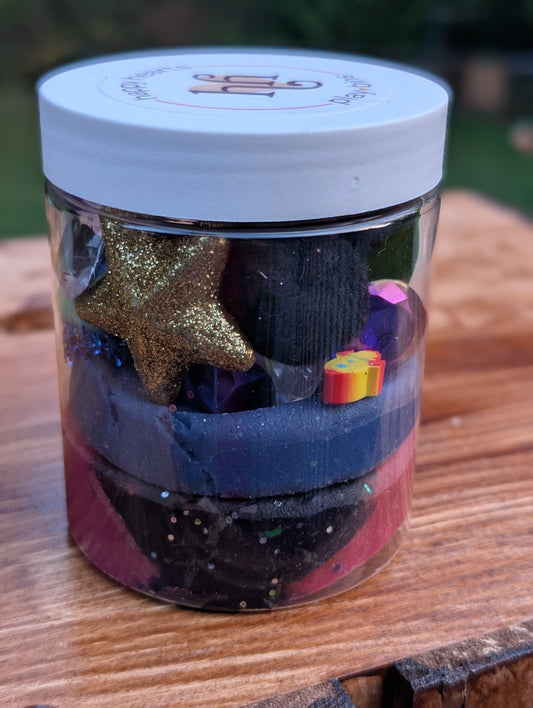 Space Play Dough Jar